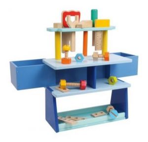 Stół stolarski - Warsztat i narzędzia do zabawy dla chłopców