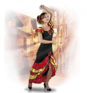 Tancerka Flamenco - 36/38 przebrania dla dorosłych