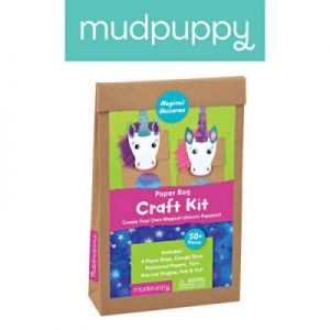 Mudpuppy - Zestaw kreatywny Kukiełki Magiczne Jednorożce 4+