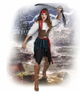 Piratka z Karaibów - 40/42 - stroje dla dorosłych