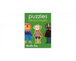Puzzle Postacie les Popipop Moulin Roty