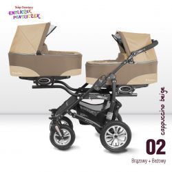 Wózek BabyActive Twinni wózek bliźniaczy 2w1
