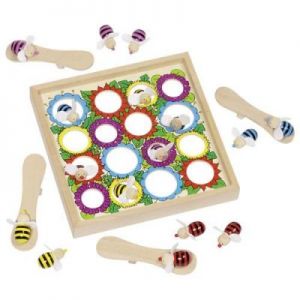 Gra zręcznościowa dla dzieci. Skaczące Pszczółki