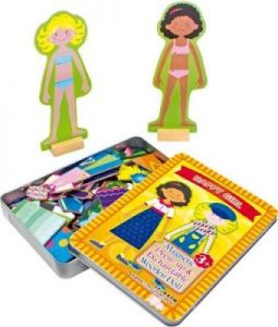Pudełko z ubrankami Dziewczynka - Kreatywna układanka dla dzieci