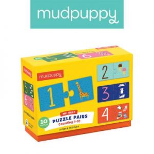 Mudpuppy - Puzzle do nauki liczenia od 1 do 10 wiek 2+
