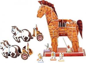 Puzzle przestrzenne 3D Koń Trojański
