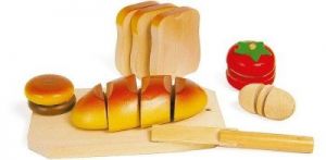 Chlebek do krojenia - zabawka drewnian dla dzieci