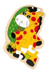 Puzzle dla dzieci - żyrafa