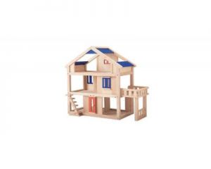 Drewniany domek dla lalek z tarasem, Plan Toys