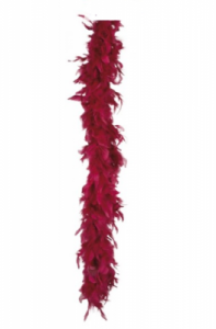 Szal boa bordo 50g