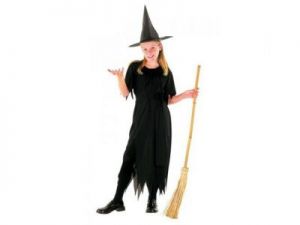 Strój na Halloween Wiedźma 7 - 9 lat, kostium/ przebranie dla dzieci, odgrywanie ról