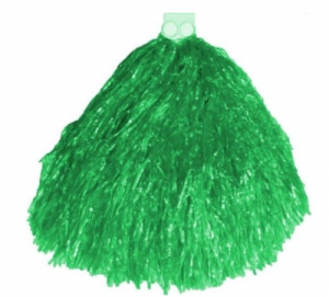 Pompon cheerliderki zielony eko