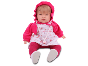 Lalka Kasia w różowym kapelusiku - Brunetka