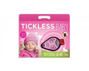 Tickless Baby - urządzenie odstraszające kleszcze dla dzieci różowy