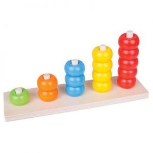 Sorter pierścienie - zabawka edukacyjna dla dzieci