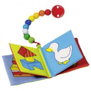 Pluszowa książeczka z zawieszką - zabawka dla dzieci