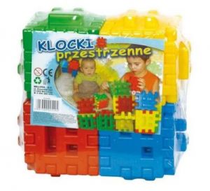 Klocki przestrzenne 24 elementy zabawka dla dzieci