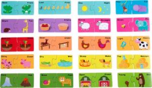 Puzzle dla najmłodszych - Przeciwieństwa