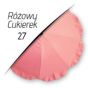 Parasolka do wózka kolor różowy cukierek