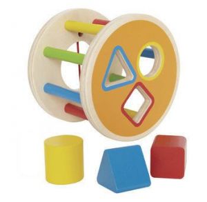 HAPE Walec kształtów, zabawka zręcznościowa do zabawy dla dzieci