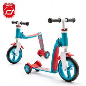 Scoot & Ride - Hulajnoga i rowerek biegowy dla rocznego dziecka + Blue