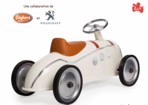 Jeździk metalowy dla dzieci Baghera Beige Peugeot XL
