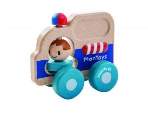 Drewniany pojazd pomoc drogowa, Plan Toys