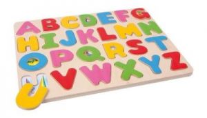 Puzzle dla dzieci Literki nauka literek i czytania