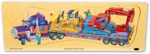 Puzzle dla najmłodszych - Ciężarówka