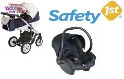 Wózek Milu Kids Starlet 3w1 Fotel SAFETY 1ST ONE SAFE XT