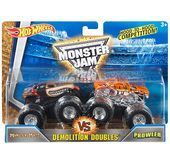 Dwupak Superterenówka Monster Jam Hot Wheels (Monster Mutt vs Prowler)