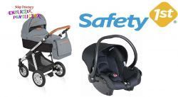 Wózek Baby Design DOTTY/DOTTY DENIM/DOTTY ECO + Fotel SAFETY 1ST ONE SAFE XT
